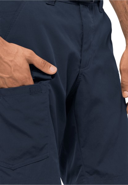 Jack Wolfskin Nachtblauwe Nieuwe Hoggar Korte Broek