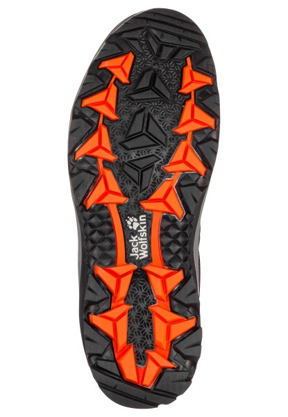 Jack Wolfskin Grijs-oranje Vojo 3 Texapore Low M Collections