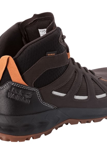 Espresso-donkerrood New Woodland 2 Texapore Mid M Jack Wolfskin