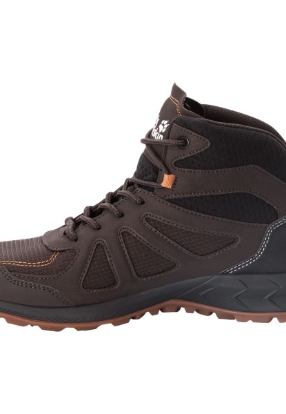 Espresso-donkerrood New Woodland 2 Texapore Mid M Jack Wolfskin
