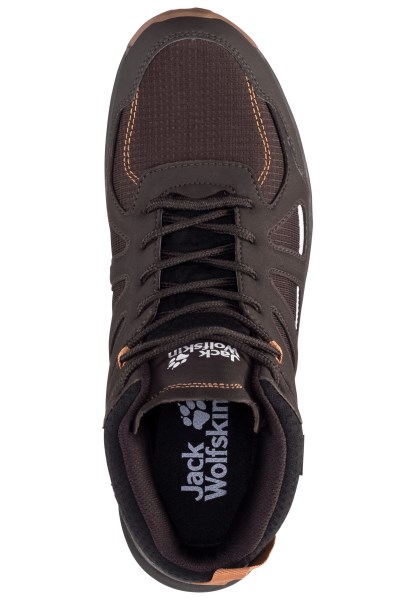 Espresso-donkerrood New Woodland 2 Texapore Mid M Jack Wolfskin