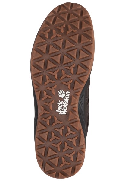 Espresso-donkerrood New Woodland 2 Texapore Mid M Jack Wolfskin