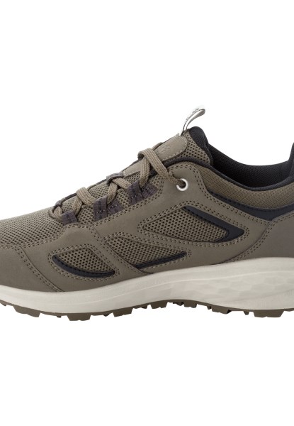 Kaki-zwarte Vojo 3 Vent Low M Collectie Jack Wolfskin