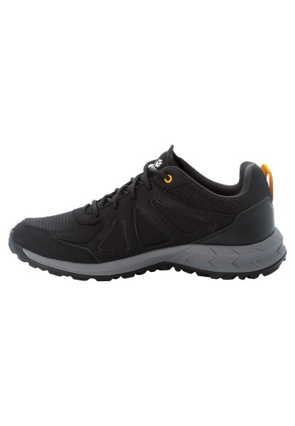 Brand Jack Wolfskin Woodland 2 Texapore Laag M Zwart-potig Geel Xt