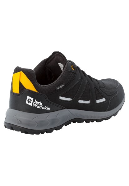 Brand Jack Wolfskin Woodland 2 Texapore Laag M Zwart-potig Geel Xt