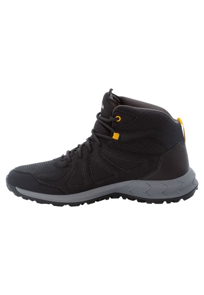 Originele Zwart-potige Gele Xt Bos 2 Texapore Mid M Jack Wolfskin