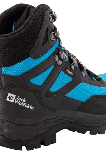 Blue-lime Jack Wolfskin Rebellie Gids Texapore Mid M Nieuw