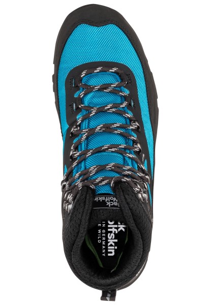 Blue-lime Jack Wolfskin Rebellie Gids Texapore Mid M Nieuw