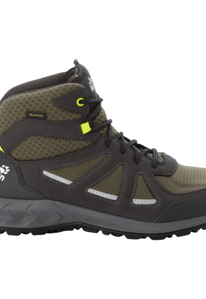 Origins Woodland 2 Texapore Mid M Jack Wolfskin Kaki-groen