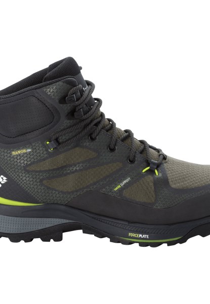 Jack Wolfskin Force Striker Texapore Mid M Nieuw Limoen-donkergroen