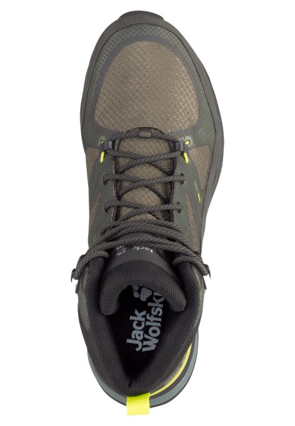 Jack Wolfskin Force Striker Texapore Mid M Nieuw Limoen-donkergroen