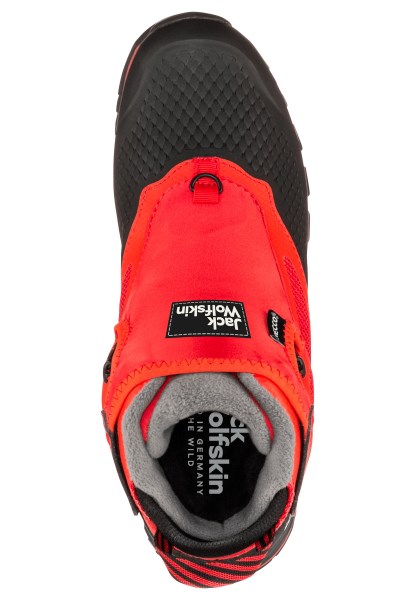 Originele 1995 Serie Texapore Mid M Rood-zwart Jack Wolfskin