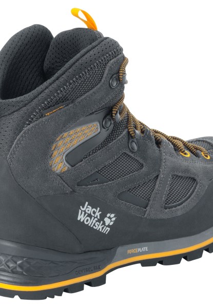 Jack Wolfskin Zwart-potig Geel Xt Origineel Force Crest Texapore Mid M