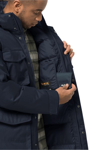 Nachtblauwe Winter Frost Donsparka M Jack Wolfskin Merken