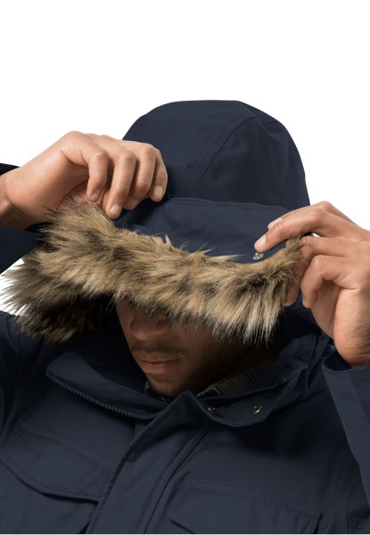 Nachtblauwe Winter Frost Donsparka M Jack Wolfskin Merken