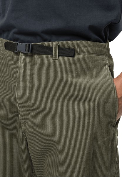 Stoffige Olijf Jack Wolfskin Merken Natuur Corduroy Broek M