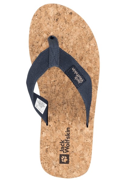 Blauw-kurk Ecostride 2 Pantoffel M Jack Wolfskin Nieuw