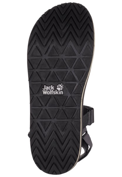 Originele Grijs-zwarte Jack Wolfskin Outfresh Sandaal M