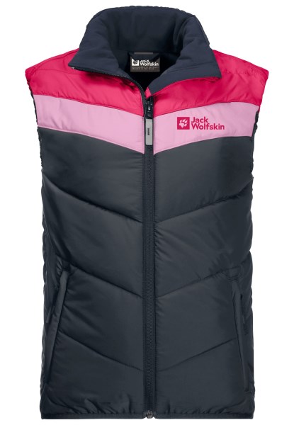 Roze Dahlia Collectie Three Hills Vest Kids Jack Wolfskin