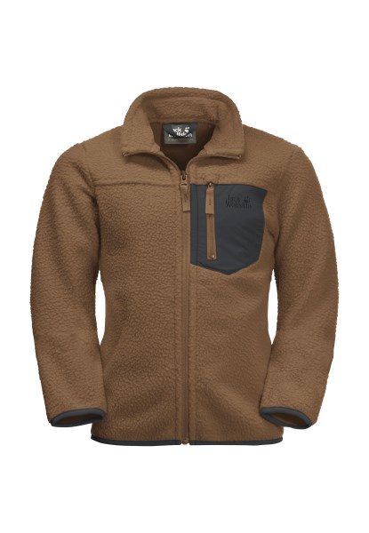 Ice Curl Jas K Warm Walnootbruin Jack Wolfskin