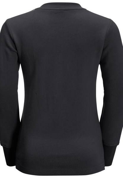 Jack Wolfskin Essentiële Ronde Hals K Zwarte Merken