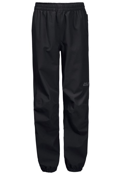 Zwarte Jack Wolfskin Regenbroek Voor Kinderen Van Het Merk Jack Wolfskin