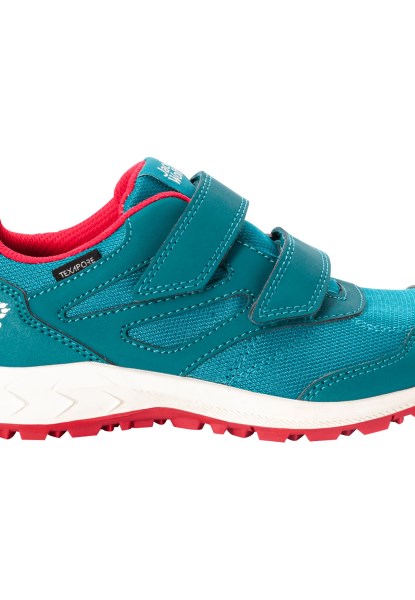 Turkoois-roze Jack Wolfskin Merk Woodland Texapore Low Vc K