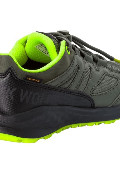 Kaki-gele Jack Wolfskin Ontketenen 4 Speed Texapore K Merken