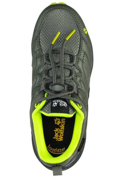 Kaki-gele Jack Wolfskin Ontketenen 4 Speed Texapore K Merken
