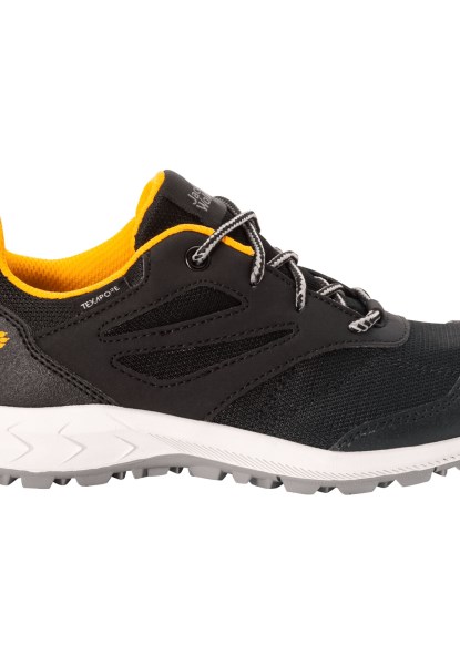 Zwart-potig Geel Origineel Jack Wolfskin Woodland Texapore Low K