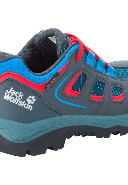 Vojo Texapore Low K Jack Wolfskin Origineel Blauw-rood