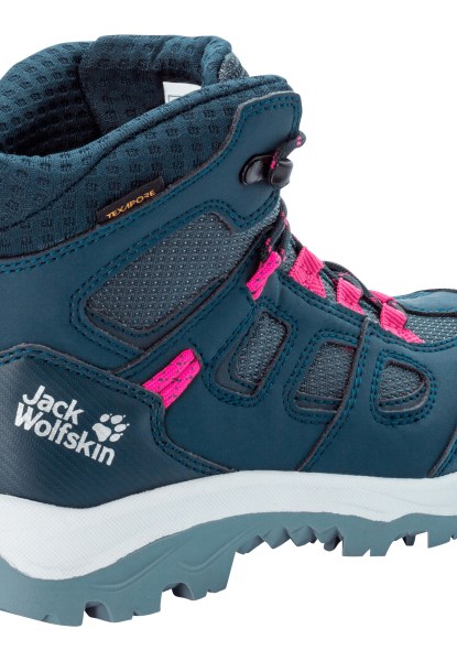 Vojo Texapore Mid K New Jack Wolfskin Donkerblauw-roze