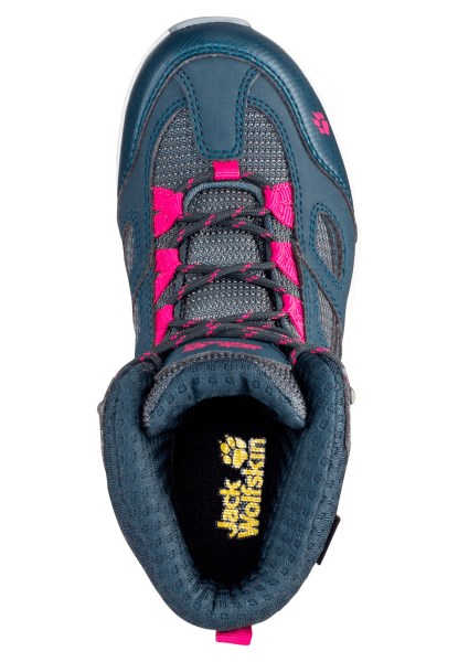 Vojo Texapore Mid K New Jack Wolfskin Donkerblauw-roze