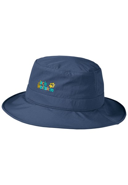 Donker Indigo Jack Wolfskin Supplex Vleugeltip Hoed Kindercollectie