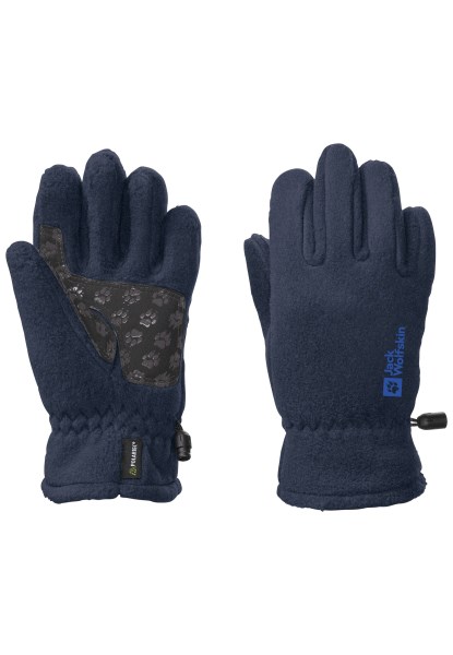 Nachtblauwe Fleece Handschoen Kids Original Jack Wolfskin