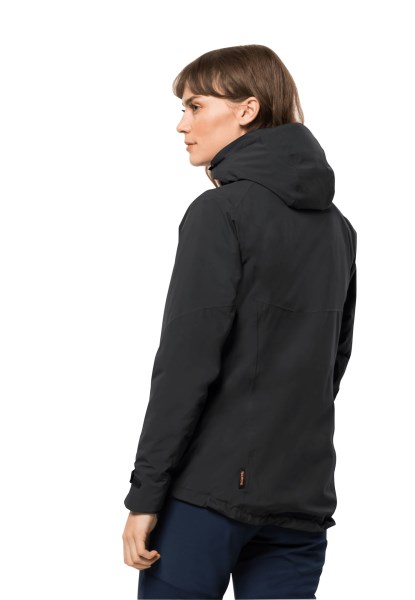 Jack Wolfskin Zwarte Feldberg 3in1 Jas W Nieuw