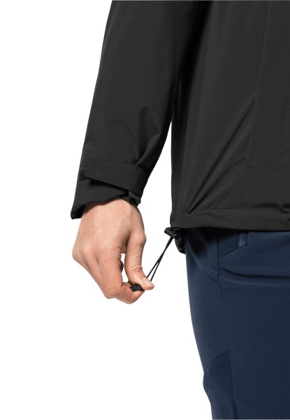 Jack Wolfskin Zwarte Feldberg 3in1 Jas W Nieuw
