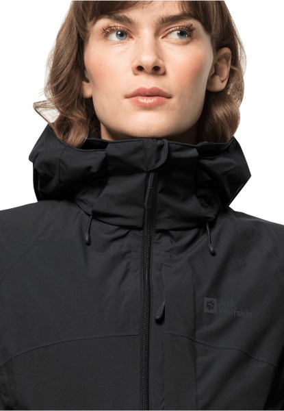 Jack Wolfskin Zwarte Feldberg 3in1 Jas W Nieuw