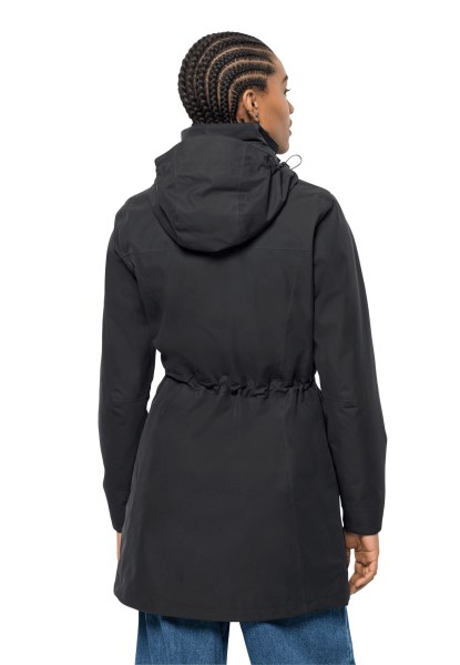 Jack Wolfskin Fashion Ottawa Jas Zwart