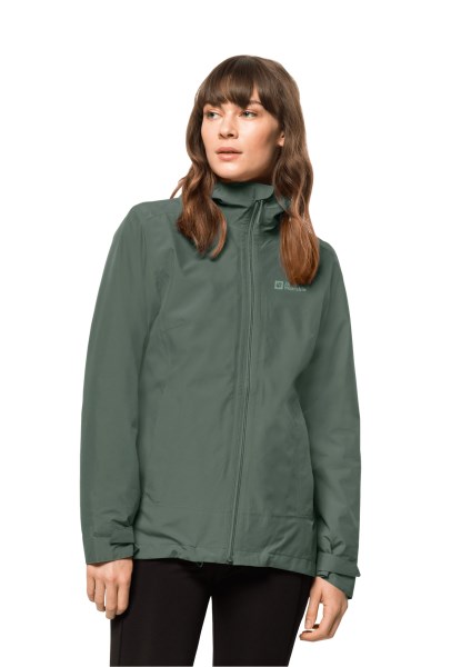 Hedge Green Jack Wolfskin Origins Moonrise 3in1 Jack W