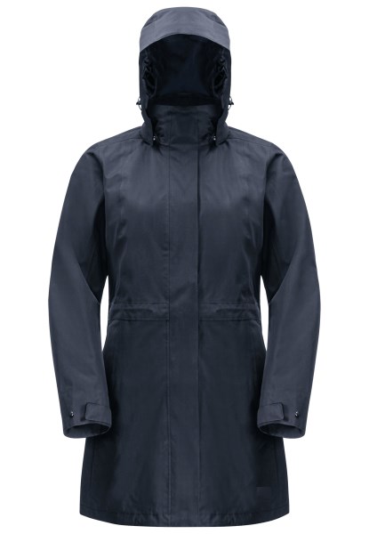 Nachtblauwe Ottawa Jas Jack Wolfskin Heet