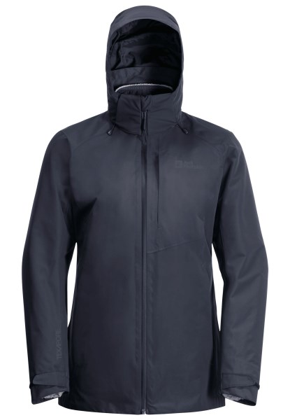Collectie Jack Wolfskin Grafiet Bergland 3in1 Jas W