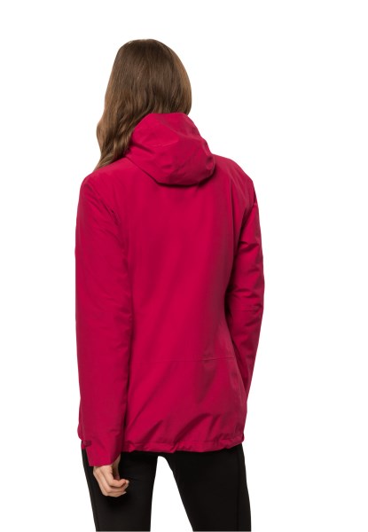 Moonrise 3in1 Jack Van Het Merk Jack Wolfskin Cranberry