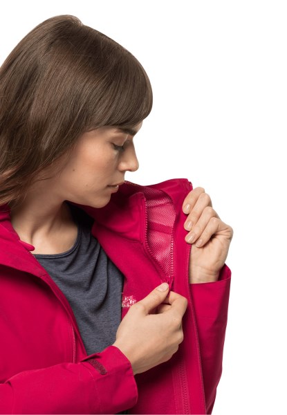 Moonrise 3in1 Jack Van Het Merk Jack Wolfskin Cranberry