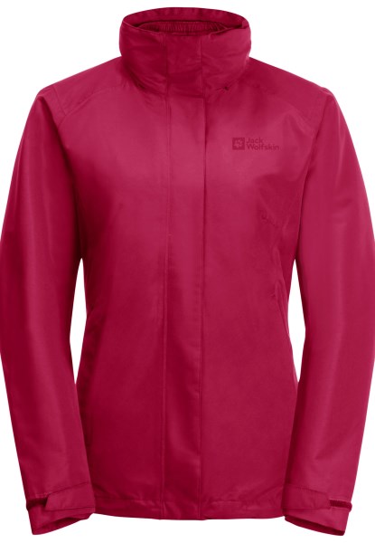 Geisshorn 3in1 Jas Met Nieuwe Cranberry Jack Wolfskin