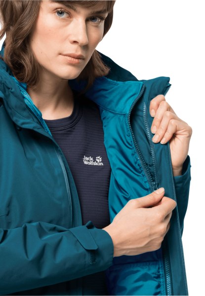 Jack Wolfskin Bergland 3in1 Jas Met Blue Coral Origins