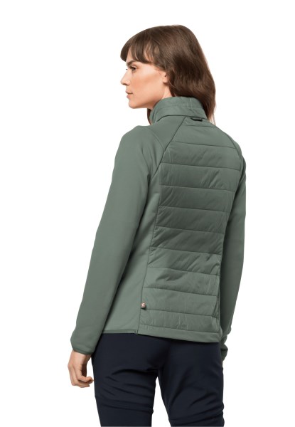 Bergland Hybrid W Fashion Jack Wolfskin Hedge Groen