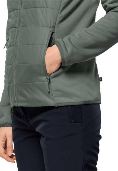 Bergland Hybrid W Fashion Jack Wolfskin Hedge Groen