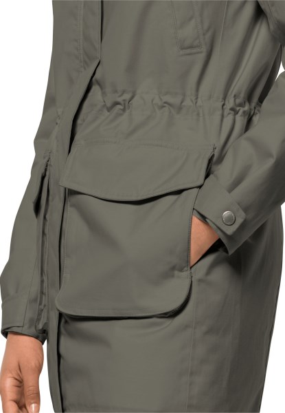 Herkomst Wintervorst In Parka W Jack Wolfskin Dusty Olive
