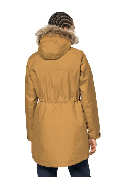 Jack Wolfskin Origineel Amber Goud Winter Frost Ins Parka W